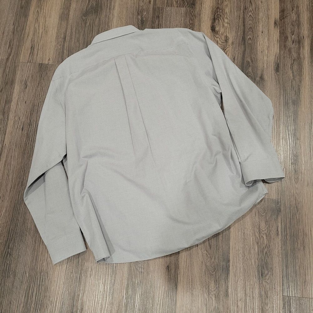 Gold Label Long sleeve Shirt Mens XL Gray Non-Iron Perfect Performance‎